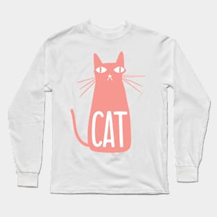 Cool Desert Flower Hepcat Cat Long Sleeve T-Shirt
